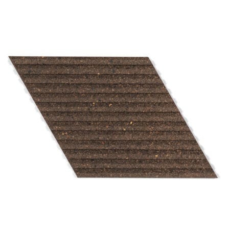 3D Rhombus Stripes Black